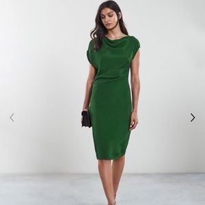 REISS dress. Beautiful green.